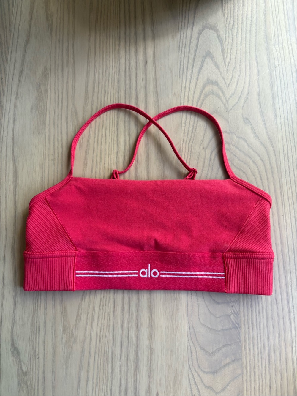 Alosoft Relay Bra - Candy Red/White